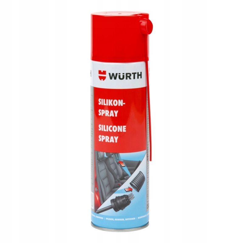 WURTH SILIKON SILIKONY W SPRAYU SPRAY 500 ml