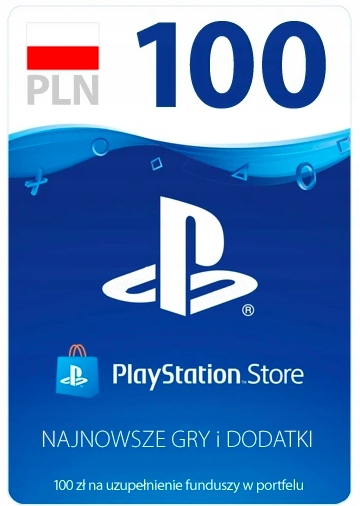 Doładowanie funduszy PlayStation PSN 100zł PS4/PS5