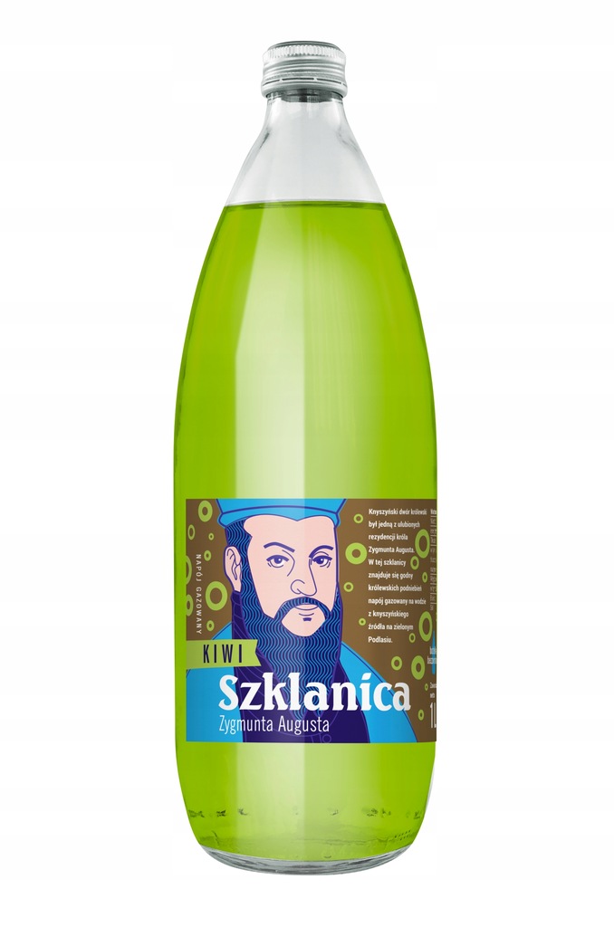 Oranżada Gaz Szklanica Zygmunta Augusta Kiwi 1L