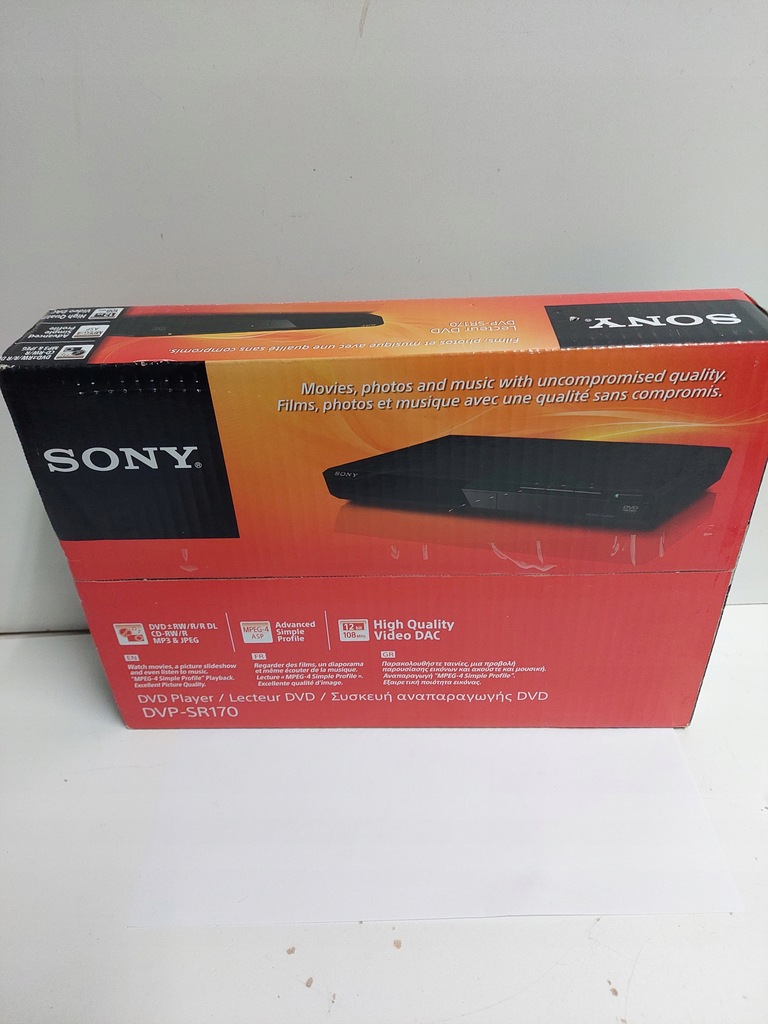 Odtwarzacz DVD Sony DVP-SR170B 2818/22