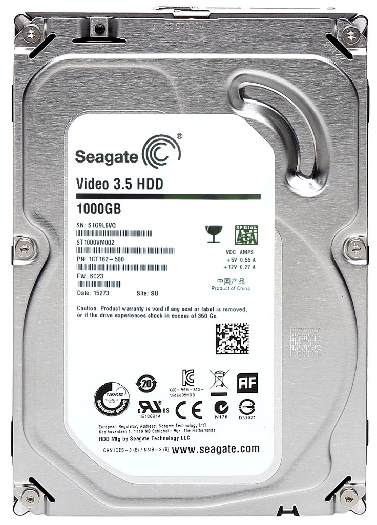 Купить ЖЕСТКИЙ ДИСК SEAGATE 1 ТБ, 1000 ГБ, 3,5 дюйма, 64 МБ, SATA III: отзывы, фото, характеристики в интерне-магазине Aredi.ru