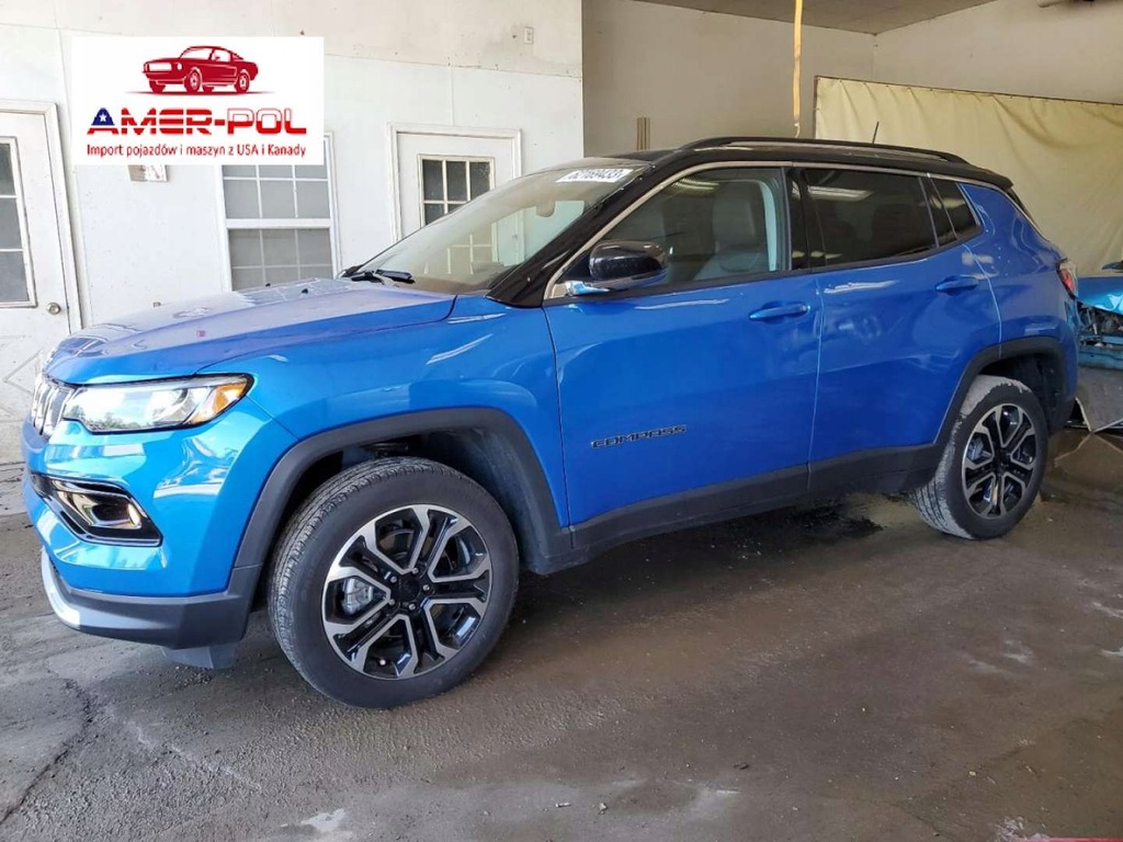Jeep Compass 2022r, 4x4, 2.4L, LIMITED, po gradobiciu
