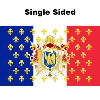YAZANIE francuska flaga królewska flaga napoleońsk