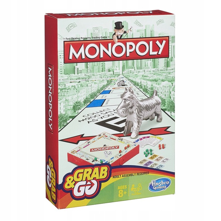 Купить HASBRO TRAVEL GAME MONOPOLY GRAB&GO PL B1002: отзывы, фото, характеристики в интерне-магазине Aredi.ru