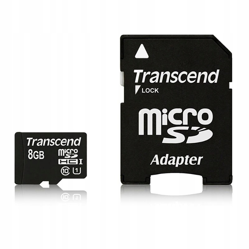 Transcend Memory MicroSDHC - Karta pamięci 8 GB UH