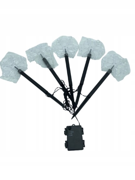 Lights4fun Oświetlenie Zewnętrzne Płatki Śniegu