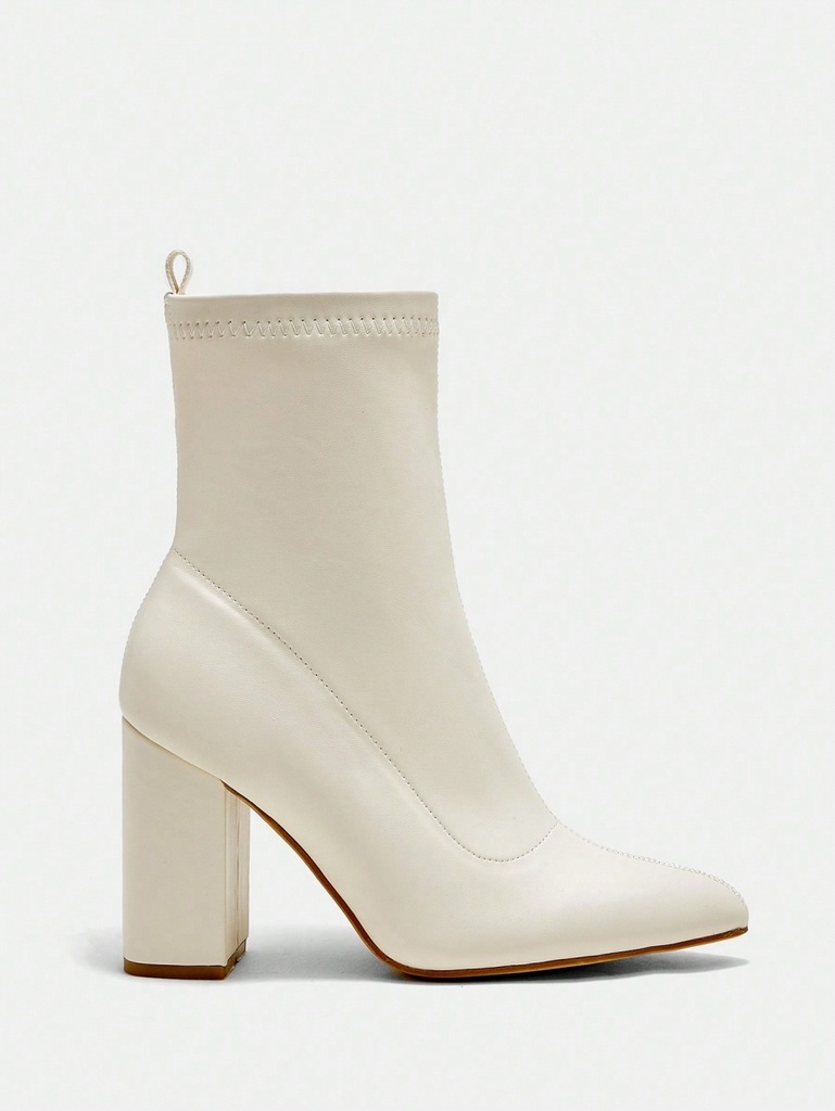 SHEIN BOTKI JEDNOLITE BIAŁE 36 239