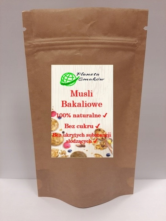 Musli Bakaliowe 100% naturalne (bez cukru)