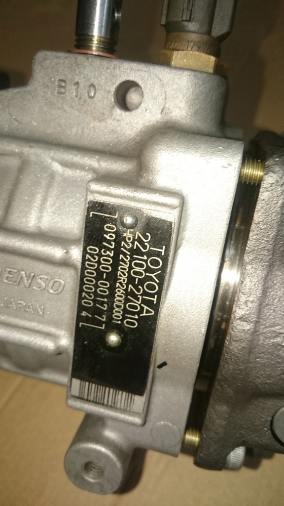 pompa ciśnienia Toyota Avensis T22 D4D 7816911586