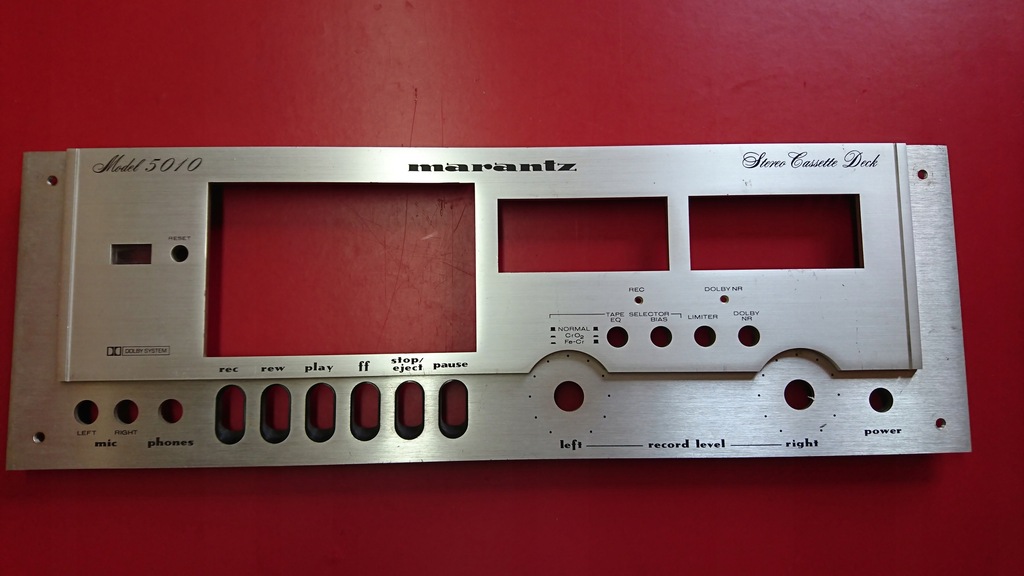 Magnetofon MARANTZ 5010 - panel przedni