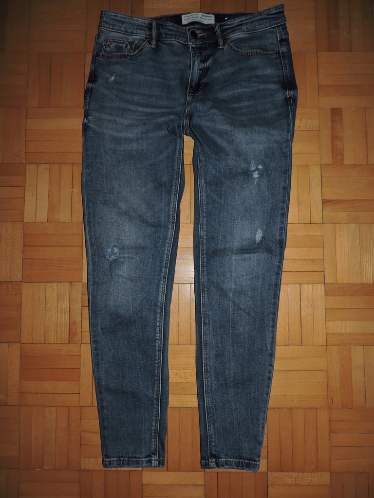 STRADIVARIUS dopasowane jeansy SKINNY LOW WAIST 40