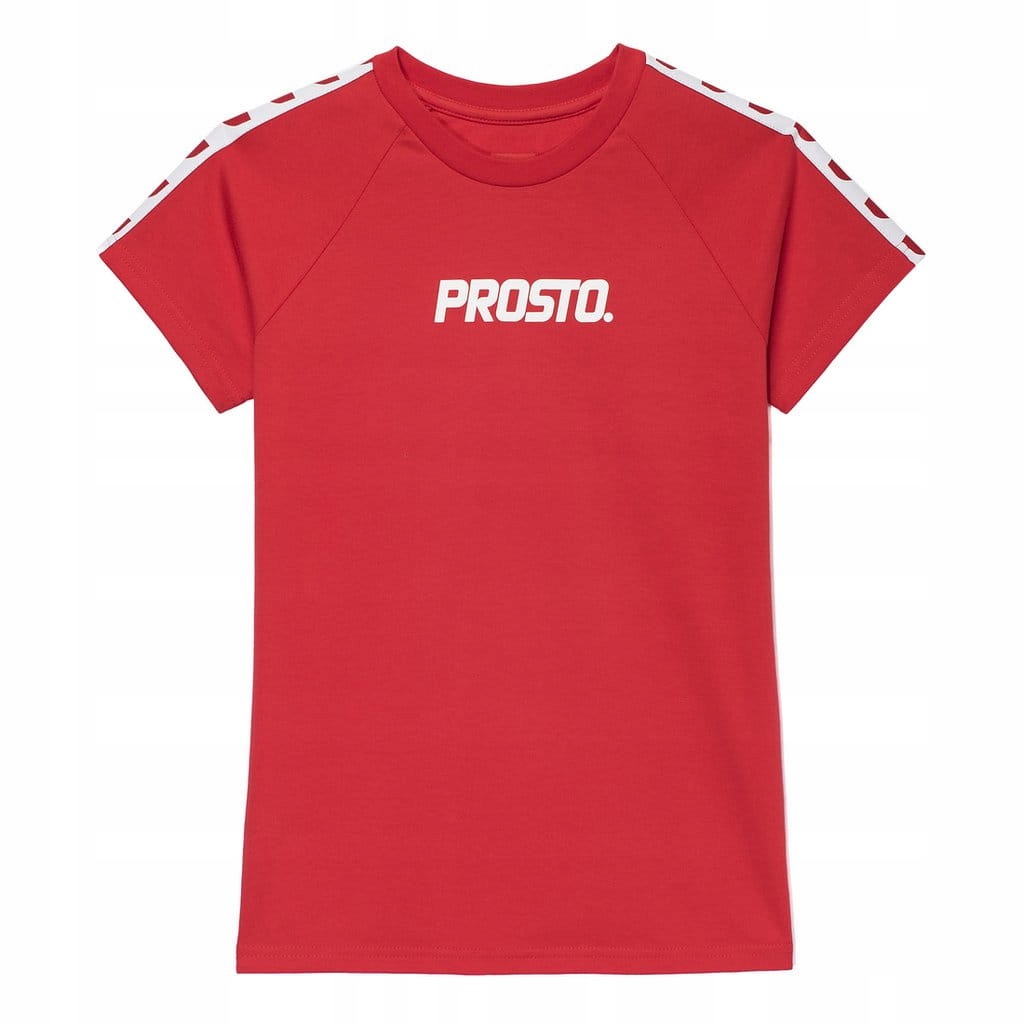 T-SHIRT DAMSKI PROSTO TAPEX RED [M] - WYPRZEDAŻ!