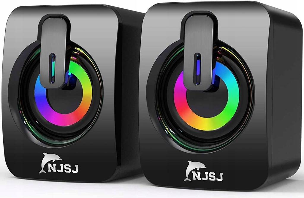 GŁOŚNIKI LED DO KOMPUTERA NJSJ H142 USB RGB