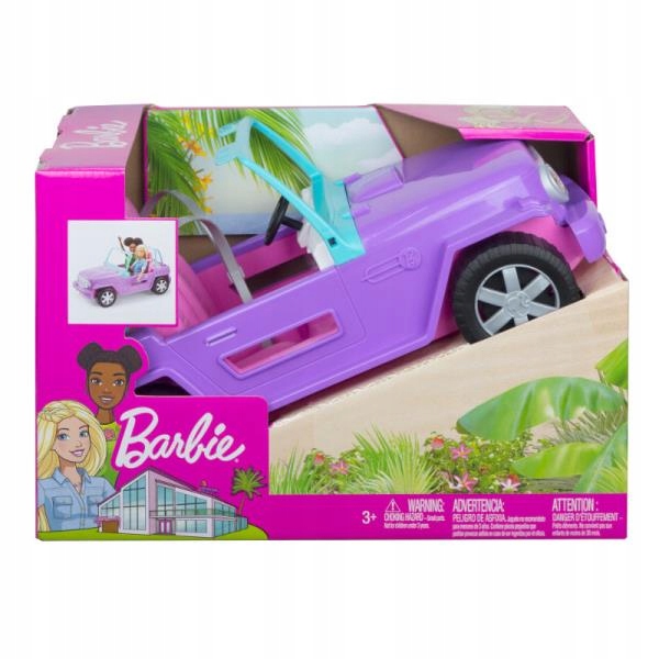 ND17_ZB-119511 Barbie Plażowy Jeep GMT46 MATTEL