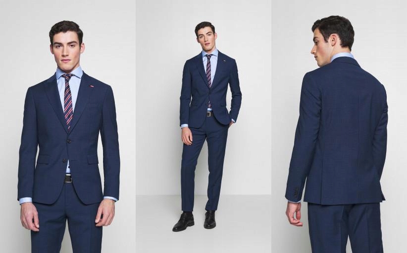 C29L001 MARYNARKA WEŁNA TOMMY HILFIGER TAILORED 54