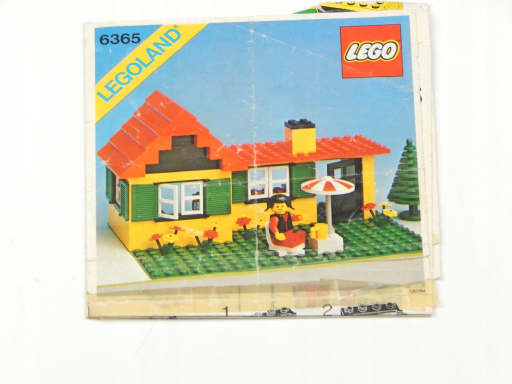 LEGO INSTRUKCJA 6365 LEGOLAND DOMEK VINTAGE 14326105960 oficjalne