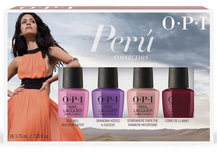 OPI Zestaw Prezentowy 4 Lakierów PERU Collection