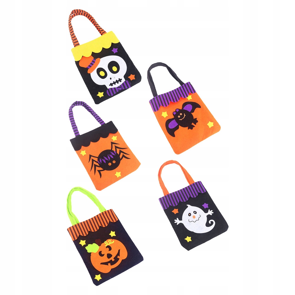 5 sztuk Halloween Elements Torba Cukierkowa