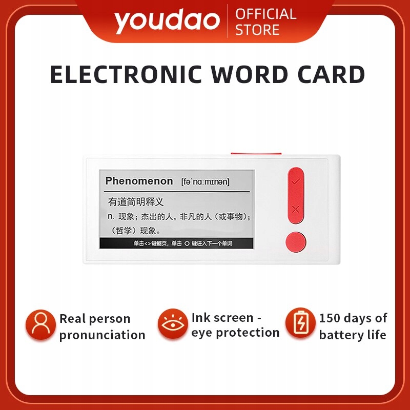 Youdao elektroniczna karta słowna przenośna ochron