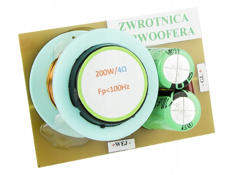 Zwrotnica głośnikowa subwoofera 200W 4ohm / 5934