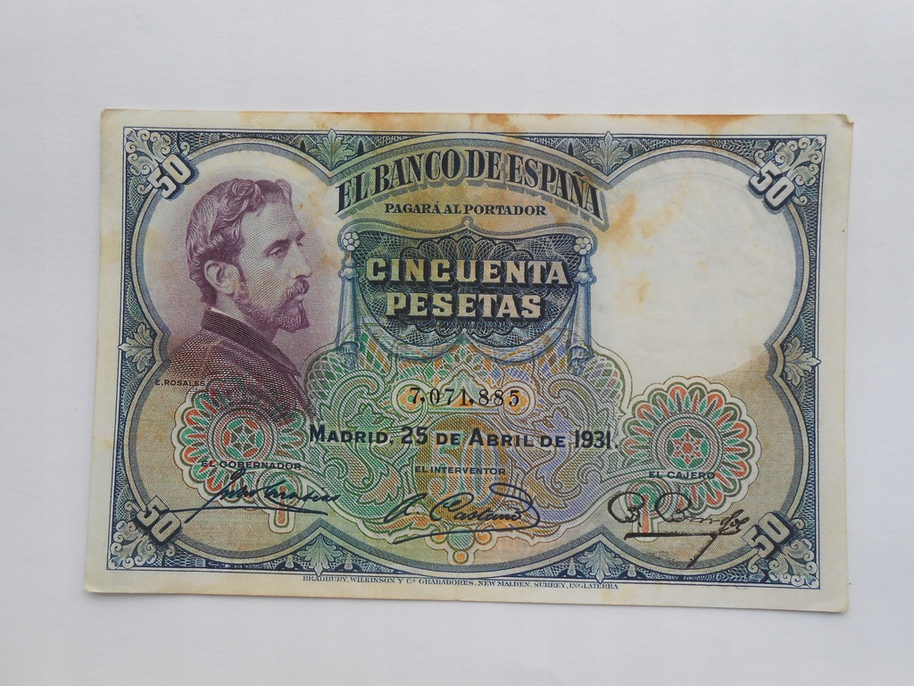 Banknot - Hiszpania