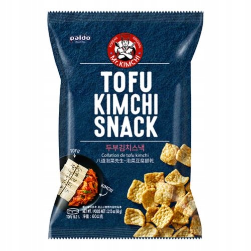 Koreańskie Chipsy o smaku Tofu i Kimchi