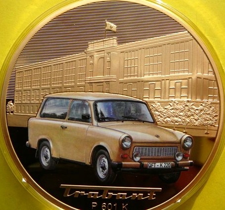 TRABANT 601 K KULTOWE AUTO DDR 1964r GIGANT ZŁOTO