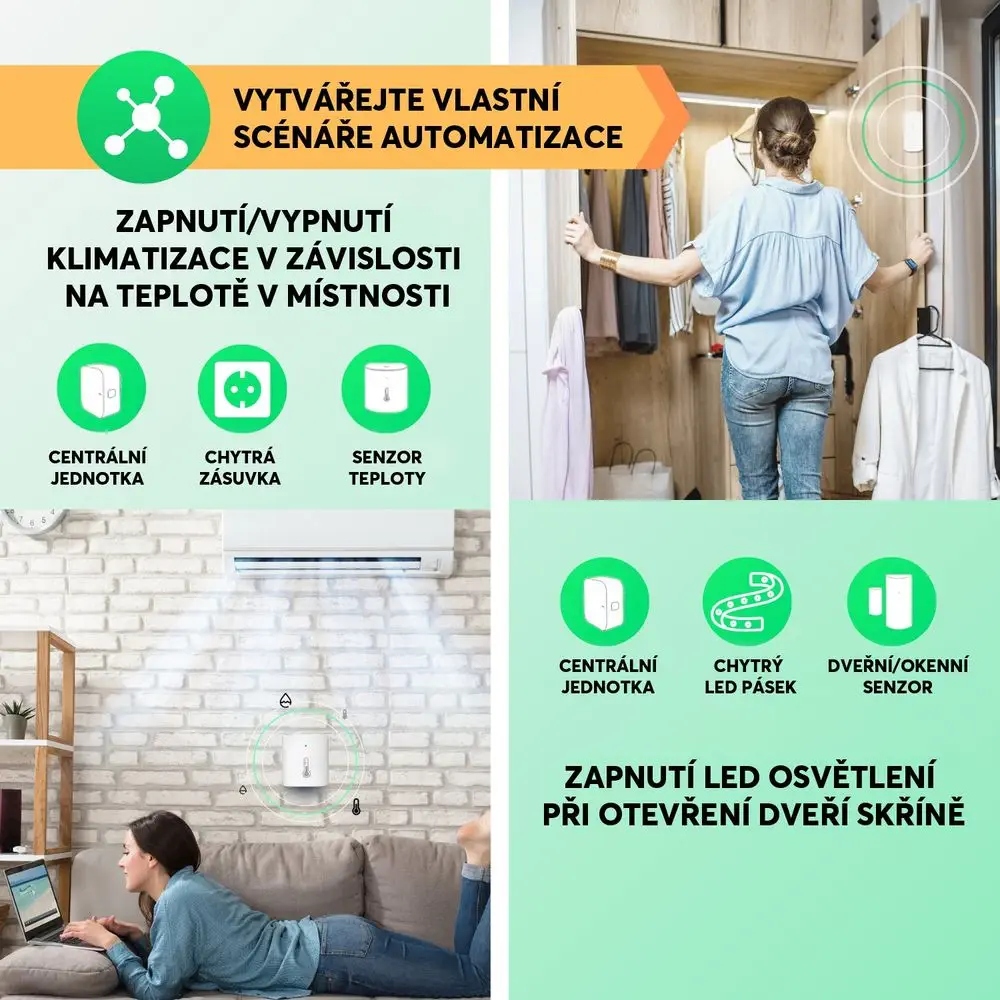 Centrala BRAMKA Brama ZigBee 3.0 + Bluetooth WiFi Tuya NOUS E1