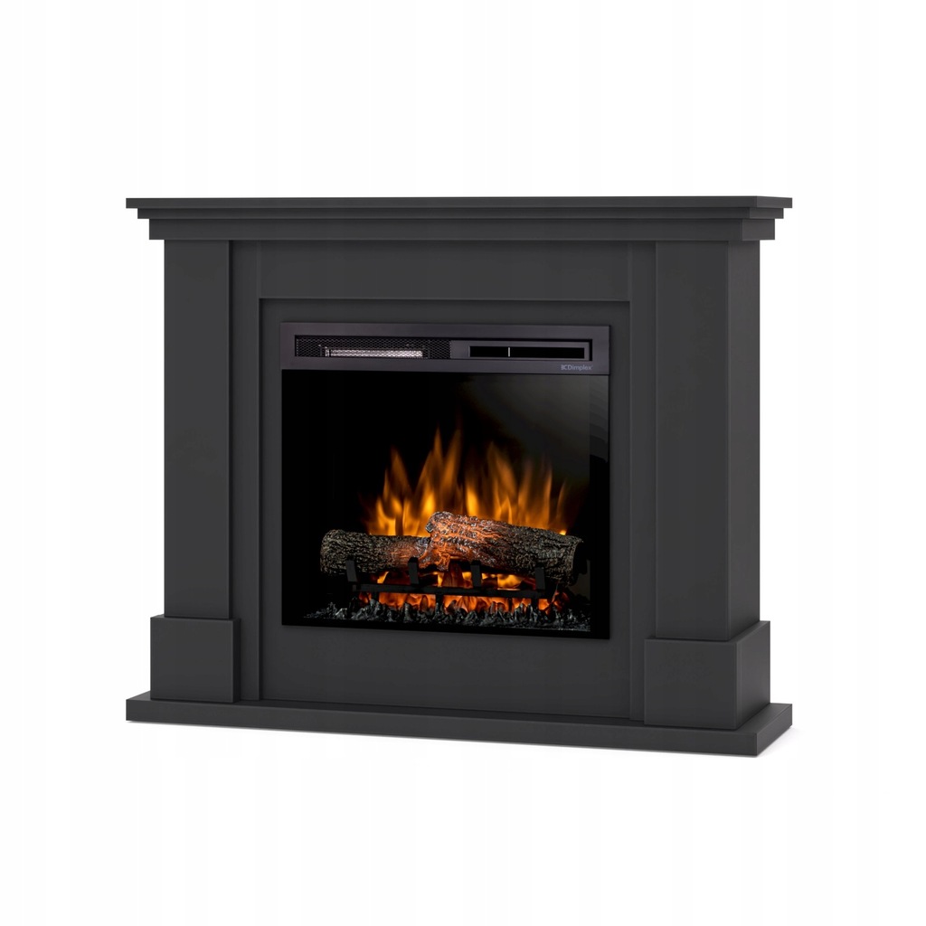 Kominek elektryczny wolnostojący LUENA W06-Czarny 23" XHD LED Warmtec