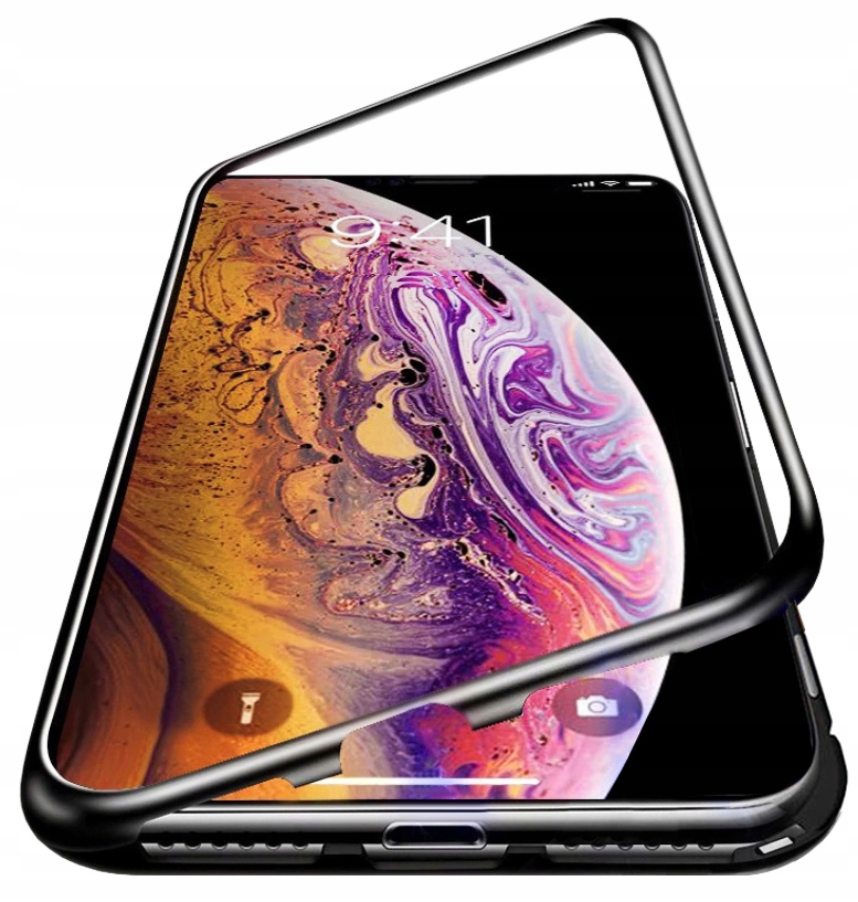 Etui METAL MAGNETIC GLASS do Huawei Mate 20 Pro