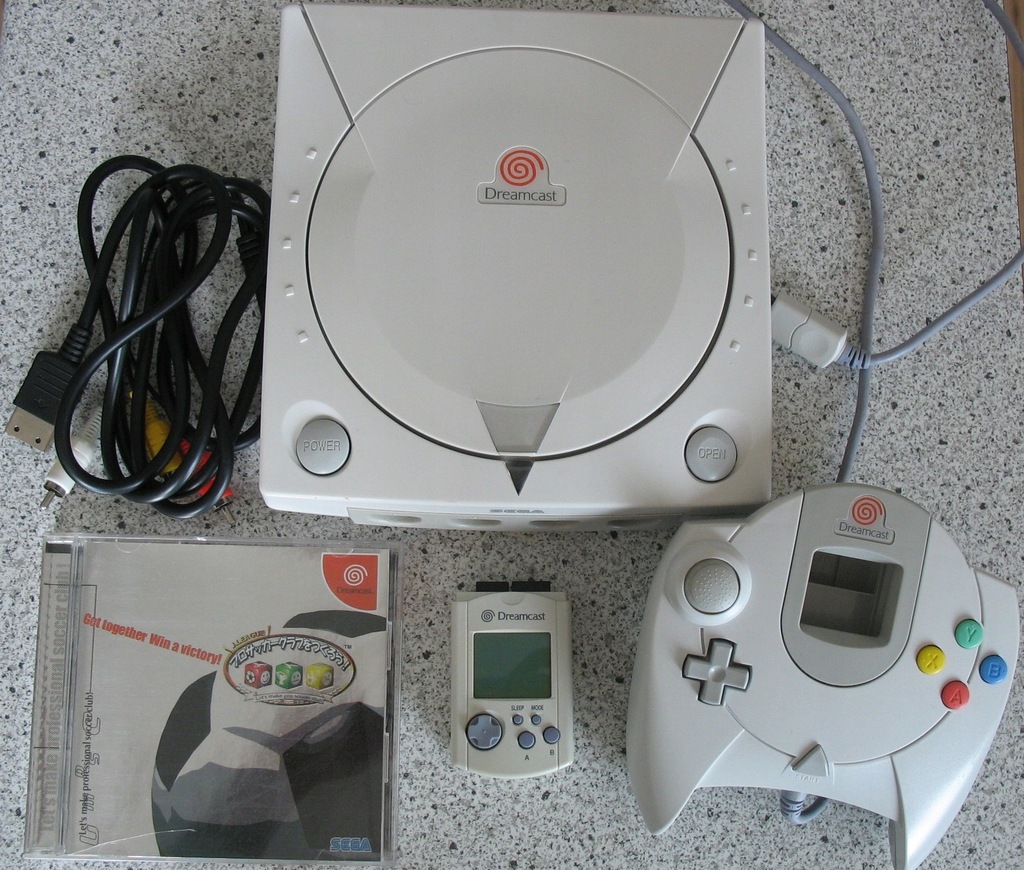 Konsola Sega Dreamcast HKT-3000, NTSC-J, zestaw