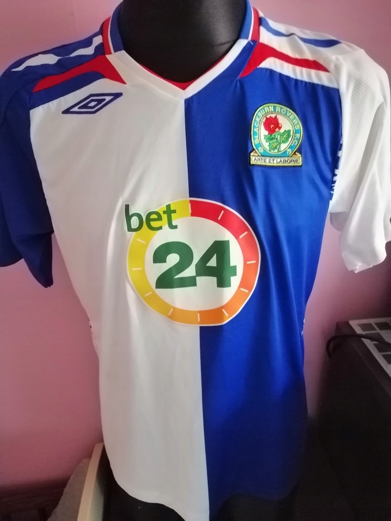 2007-08 Blackburn Rovers Home Umbro (M)