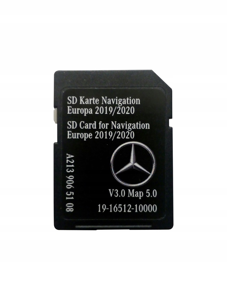 KARTA MAPA MERCEDES NTG 5.5 2020 EUROPA