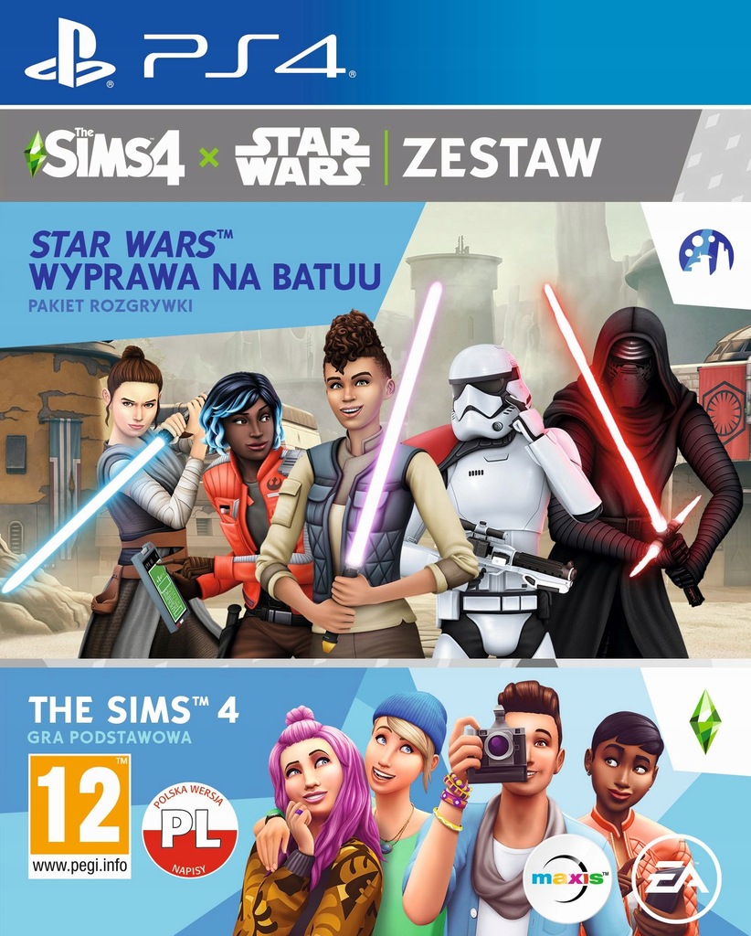 The Sims 4 + The Sims 4 Star Wars : Wyprawa na Batuu PS4