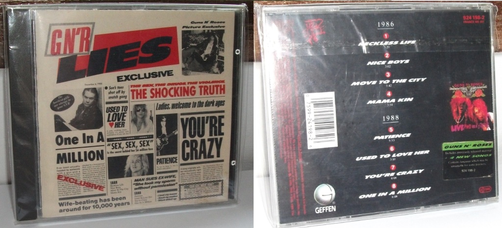 GUNS 'N' ROSES Lies CD