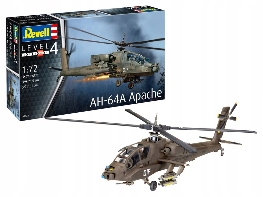 REVELL 03824 - Model do sklejenia AH-64A Apache