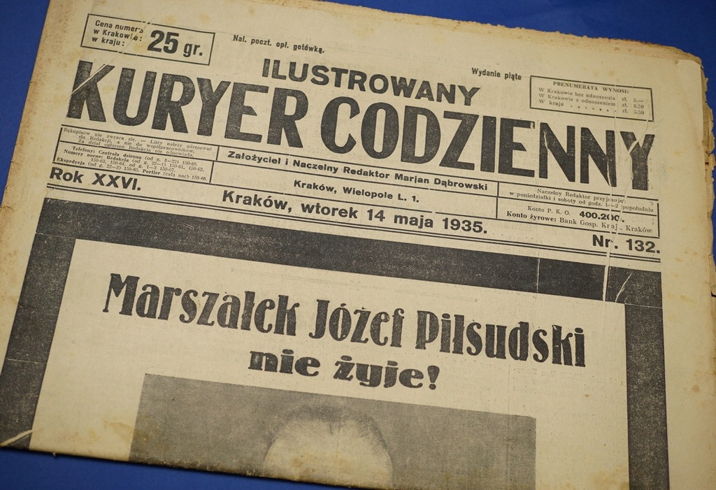 1935 IKC - Marszałek Piłsudski nie żyje!