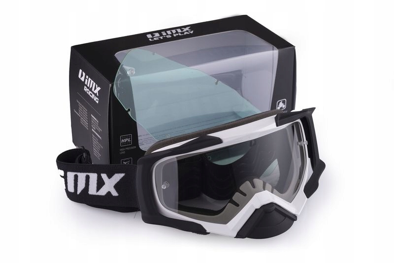 Gogle iMX DUST WHITE/BLACK MATT dwie szyby