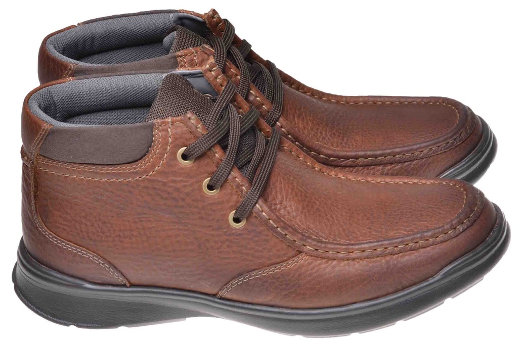 PROMOCJA! CLARKS COTRELL TOP TOBACCO LEATHER 44,5