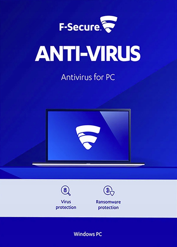 F-SECURE Anti-Virus 3 PC 2 Lata