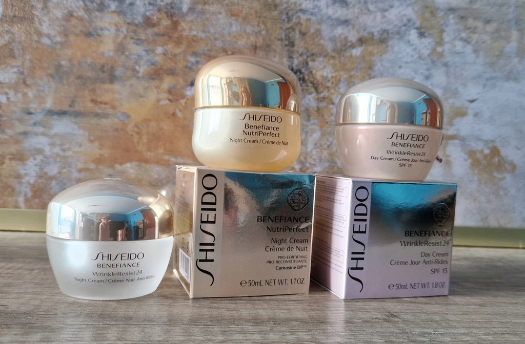Shiseido słoiczki po kremach