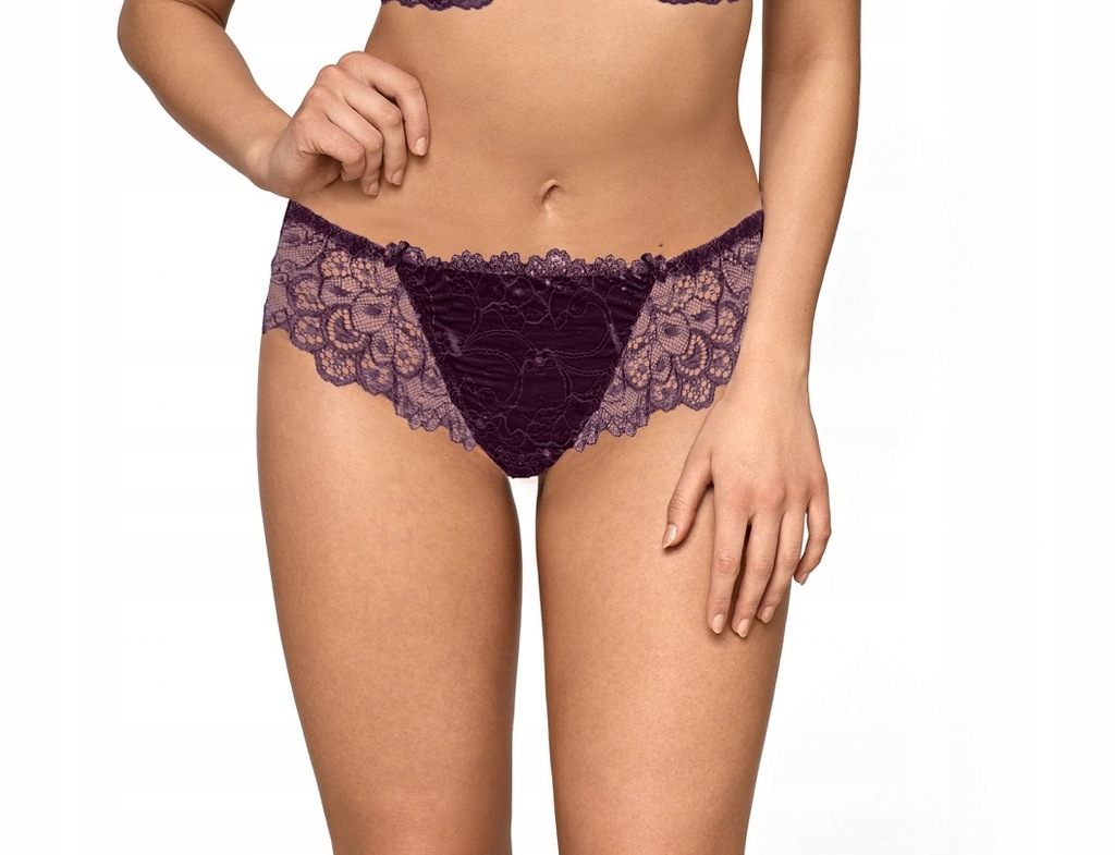 Eleganckie śliwkowe figi Ava 1030 Plum XXL