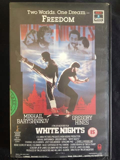 WHITE NIGHTS / BIAŁE NOCE 1985 VHS UNIKAT