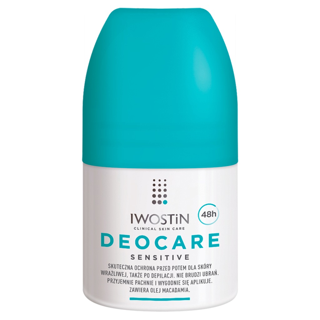 Antyperspirant Iwostin Deocare SENSITIVE roll-on (w kulce) 50 ml