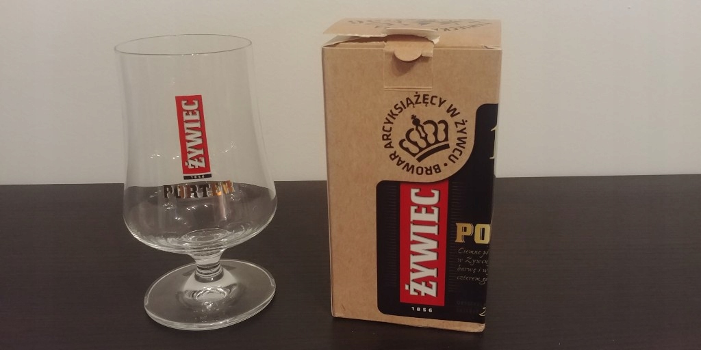 Szklanka Żywiec Porter + kartonik