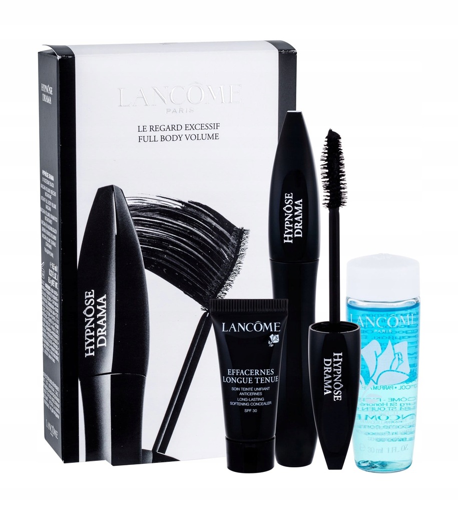 Lancome Hypnose Drama Tusz 01 + Płyn + Korektor 02