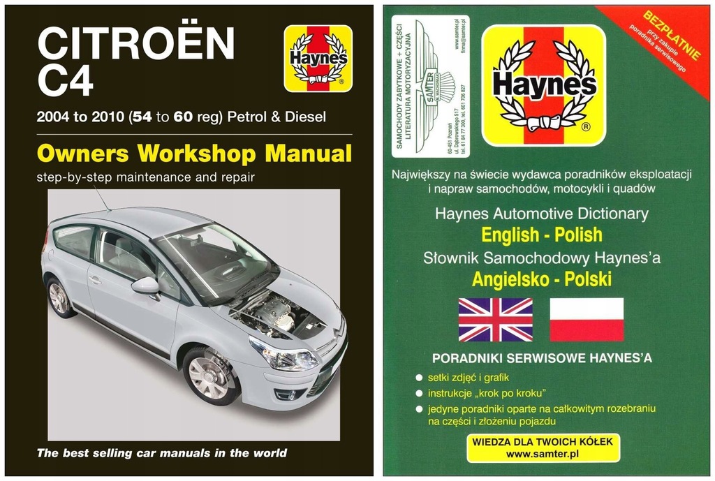 Citroen C4 (2004-2010) - instrukcja napraw Haynes