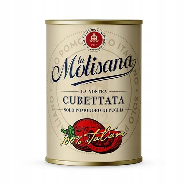 La Molisana CUBETTATA pomidory krojone 400g