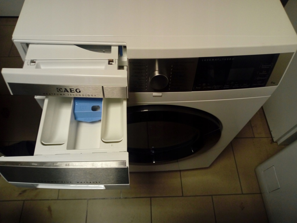 PRALKO-SUSZARKA AEG OKOKOBI PLUS Z POMPĄ CIEPŁA ...
