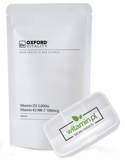 Oxford Witamina D3 5000iu K2 Mk 7 100mcg Gratis